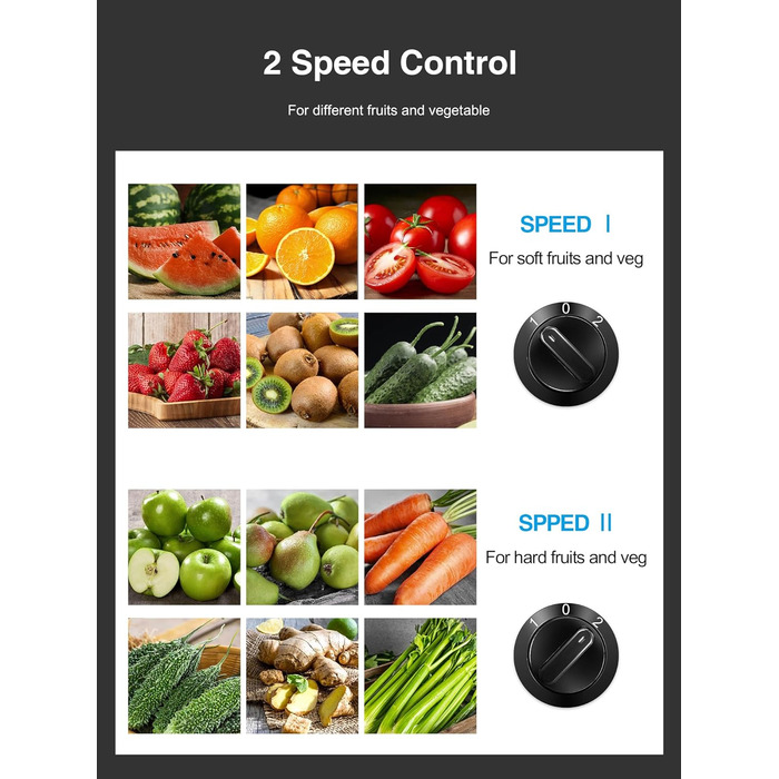 Соковижималка для фруктів та овочів, 500 Вт Reemix