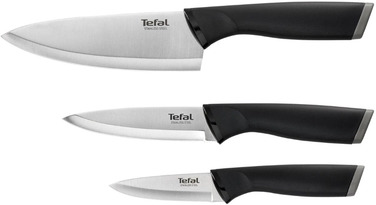 Tefal Набор ножей Comfort, 3 шт, нержавеющая сталь, пластик, черный