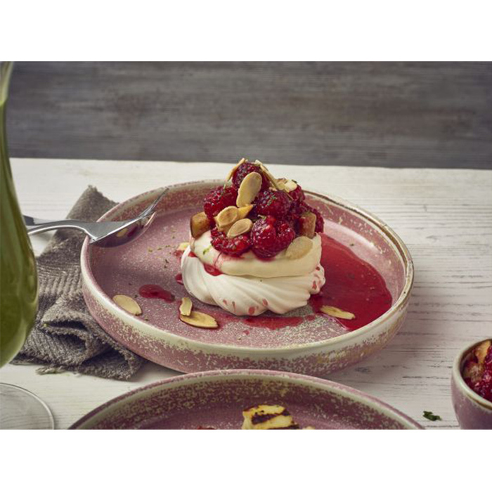 Тарелка с бортиком 26хh 3.3 см, Terra Porcelain Rose Pink, GenWare