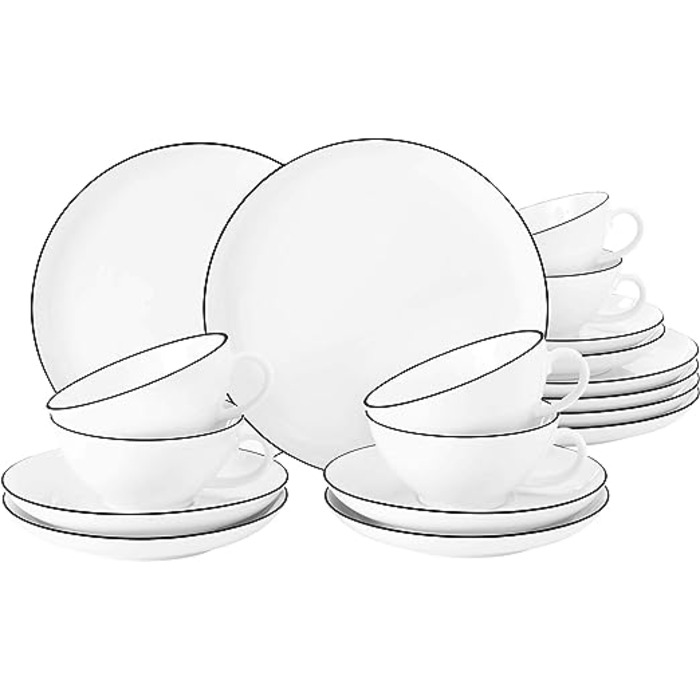 Чайний сервіз на 18 предметів B Black Line Lido Seltmann Weiden