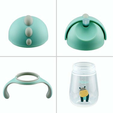 Бутылка для воды Fissman 260 мл с трубочкой (6904)