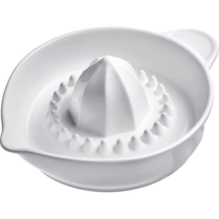 Соковижималка для цитрусових Westmark, Ємність 250 мл, З функцією сита та носиком, Керамічна, Біла, 30722260