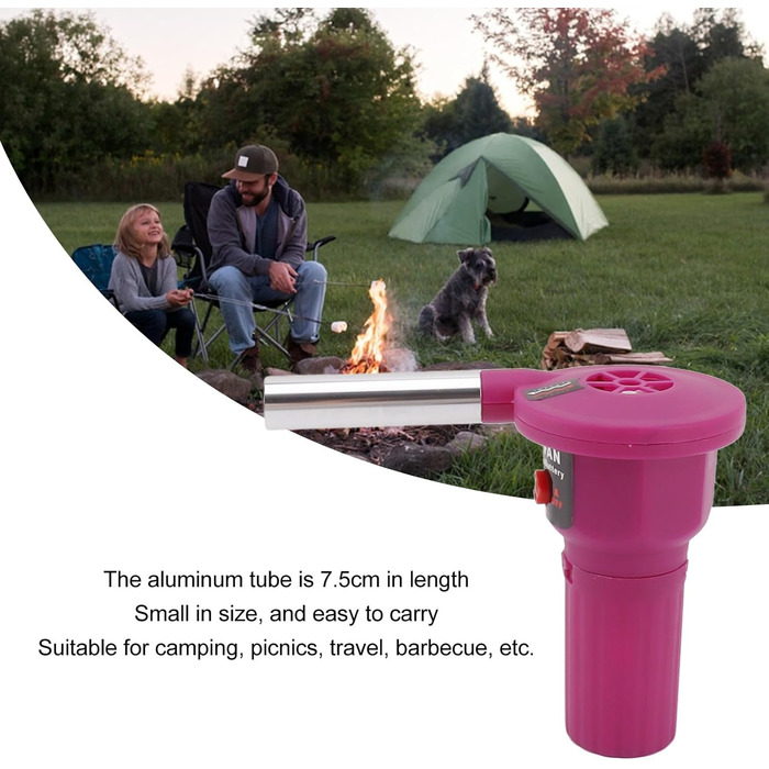 Портативний вентилятор для барбекю Fockety