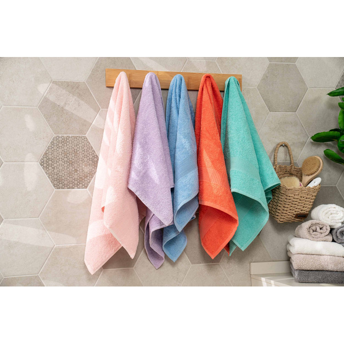 Рушник махровий Ardesto Benefit, 50х90см, 100% бавовна, блакитний