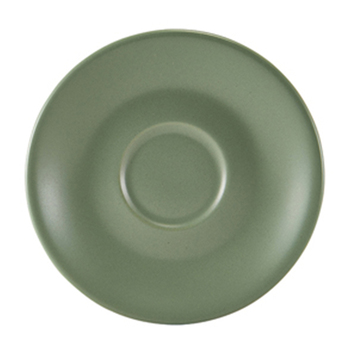 Блюдце 12 см, зелене матове, Matt Sage, Color Tea, GenWare