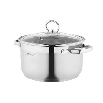 ARDESTO Каструля зі скляною кришкою Gemini Bari, 3.2л, нержавіюча сталь