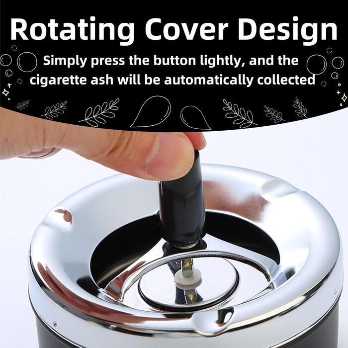 Обертова попільничка для сигарет Liekadijiae