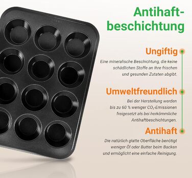 Набір листів для випікання із 6 предметів з антипригарним покриттям NutriChef