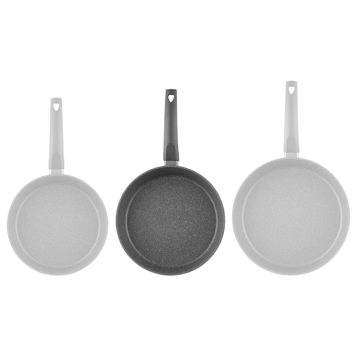 ARDESTO Сковорода для гурманов Gemini Gourmet Apulia, 26см, Алюминий, Серый