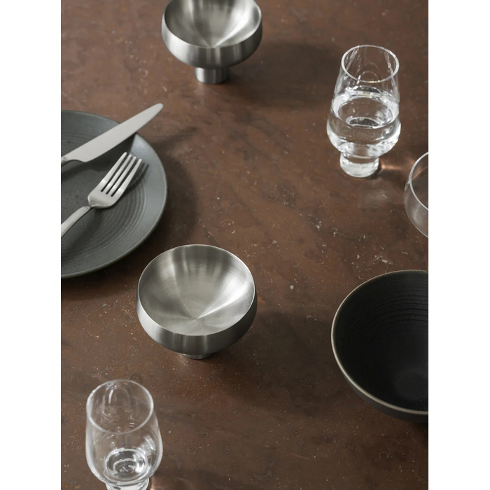 Набор из 2 бокалов для шампанского 90 мл, матовая нержавеющая сталь Koyoi Steel Blomus