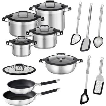 Набір кухонного посуду 18 предметів Silence Pro Rosle