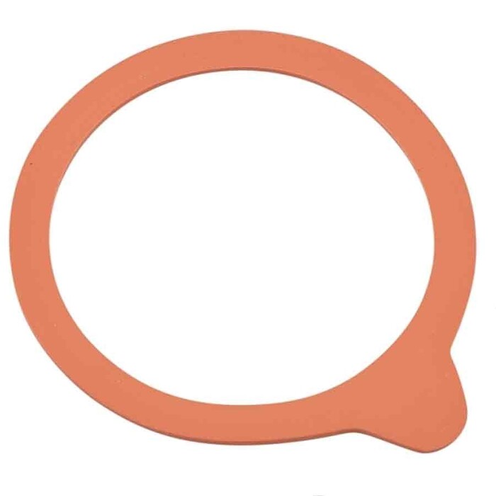 Прокладка гумова для герметизації баночок, можна використовувати в духовці до 100 C, 10 шт, діаметр 8 см, GenWare
