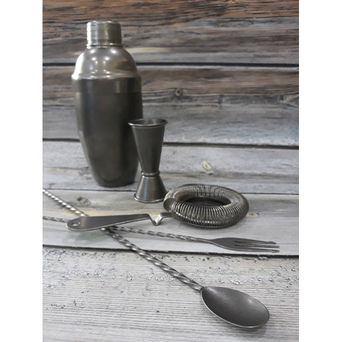 Барная ложка классическая, 27 см, Vintage Steel, GenWare