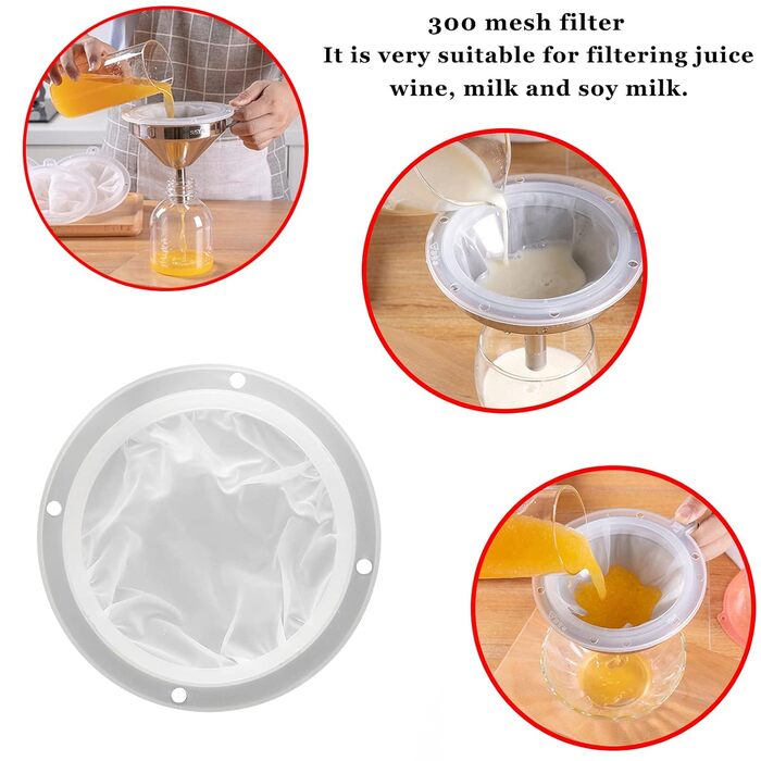 Набір лійок для консервування з нержавіючої сталі, 7 предметів LMYKH