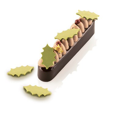 CHABLON HOLLY Силіконовий килимок-трафарет 'Лист дуба' 40х23 h 2 мм ( 36 х 1,2 мл) 2 шт