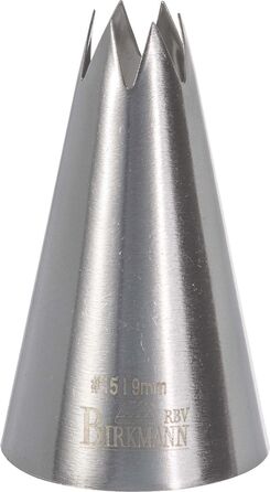 Насадка для крему, 0,9 см, # 15 RBV Birkmann