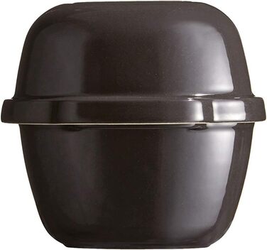 Керамічна форма для хліба в сільському стилі, червона, 39 x 16,5 x 15 см (вугілля, одинарна), 349503 -