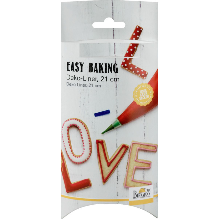 Кондитерський мішок, 11 предметів, 21 см, Easy Baking RBV Birkmann