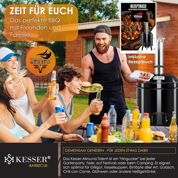Печь для тушения с функцией гриля KESSER