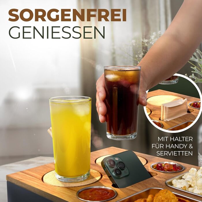 Органайзер для снеків 26 х 37 х 9 см Cascalino's