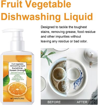 Засоби для миття овочів та фруктів 150 г TEMOOUES