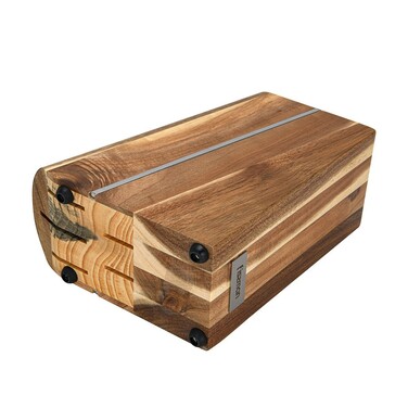 Набор ножей Fissman 6 примет MORIKAWA в деревянной подставке 420J2 сталь (2713)