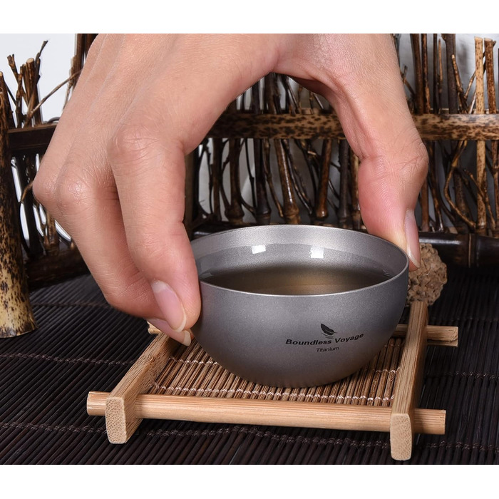 Титанові чаші для кемпінгу 2 шт. iBasingo