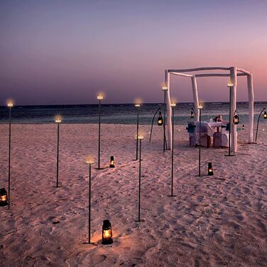 Чорний залізний 9-ручний свічник LANLONG