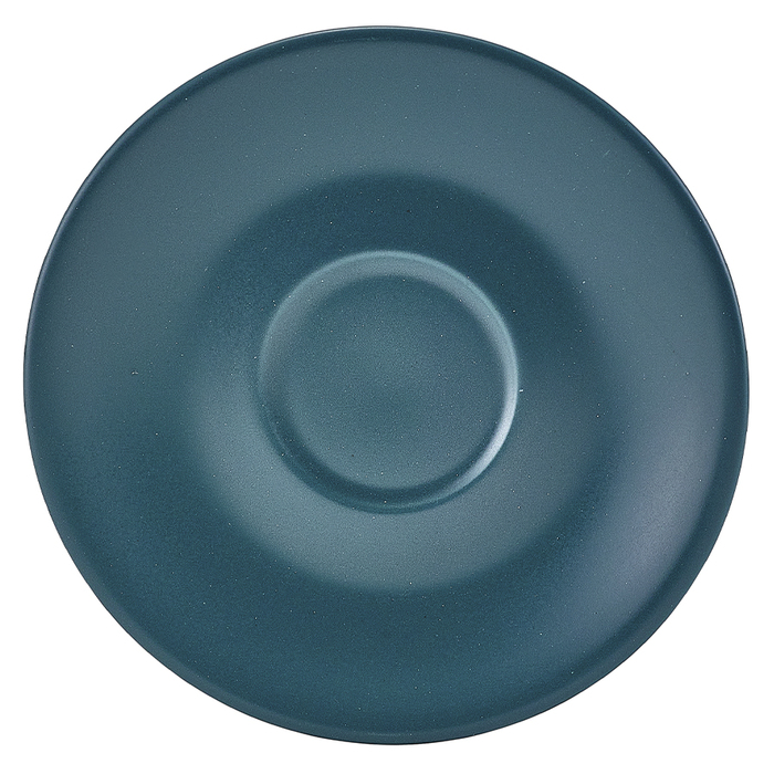 Блюдце 12 см, синьо-зелене матове, Matt Teal, Color Tea, GenWare