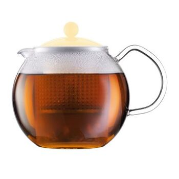 Чайник для заварювання з пластиковою кришкою бананової, 1 л, Assam Bodum