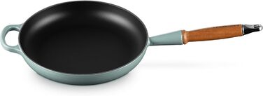 Сковорода чавунна 26 см з дерев'яною ручкою, Морська сіль Signature Le Creuset
