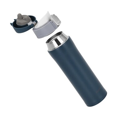 Термос-кухоль Fissman 450 мл зелений нержавіюча сталь (9878)