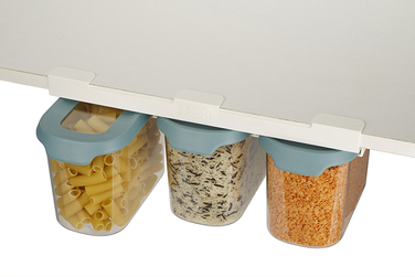 Набір підвісних контейнерів для зберігання, 3 предмета, 1,3 л, темний опал CupboardStore Joseph Joseph