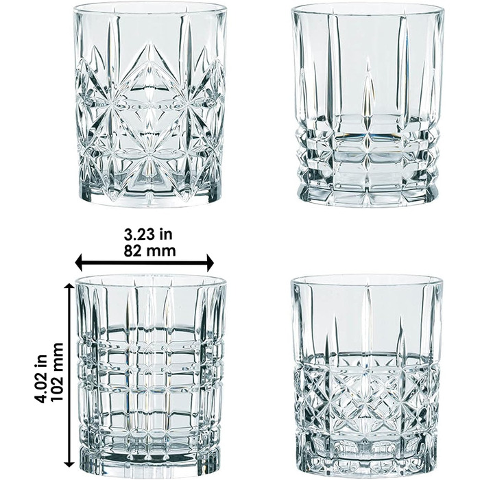 Набір із 4 склянок 345 мл, Highland Nachtmann