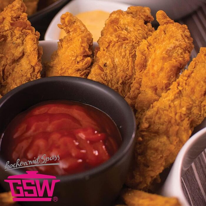 Глибока сковорода вок 32 см з кришкою, решіткою, лопаткою та паличками для їжи GSW