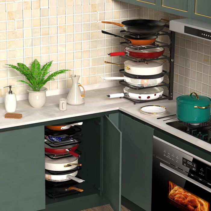 Многофункциональная подставка для посуды на 6 отделений Supfirm