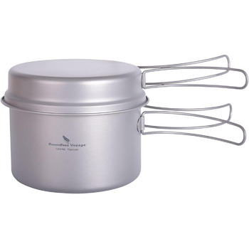 Набір титанових сковорідок 1200 мл і 500 мл. iBasingo