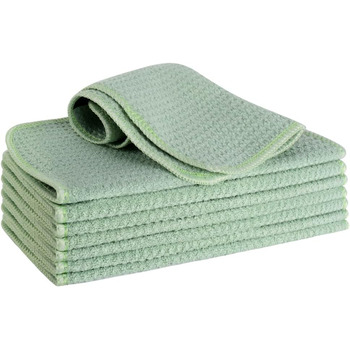 Кухонні рушники VIVOTE, рушники для гостей, подарункові, 40x60 см, 2 шт., м&39які кухонні рушники, абсорбуючі рушники (зелені, 20 x 20 см, 8 шт.)