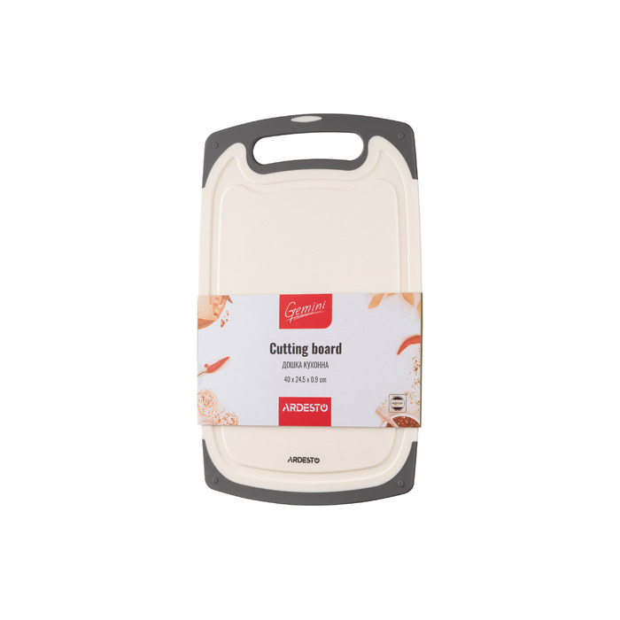 ARDESTO Дошка кухонна Gemini, 40*24,5*0,9 см, пластик