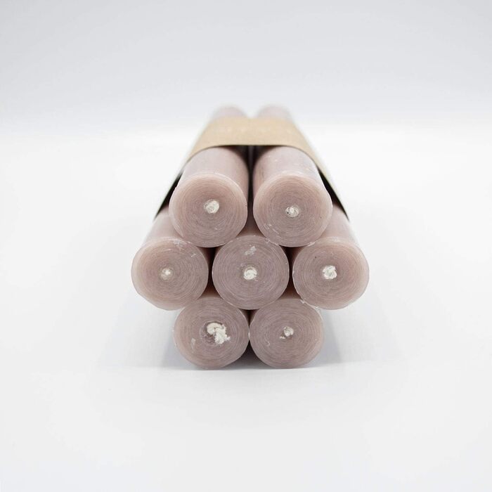 Набір свічок Infinity Boxs із 7 конусних свічок, зелений, приблизно Д18 см, Ø 2,2 см, час горіння 8 год (7 свічок, сіро-коричневого кольору)