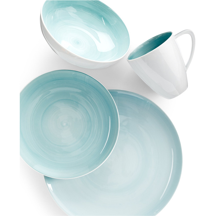 Сервіз фарфоровий Mikasa Savona Teal, 4 шт.