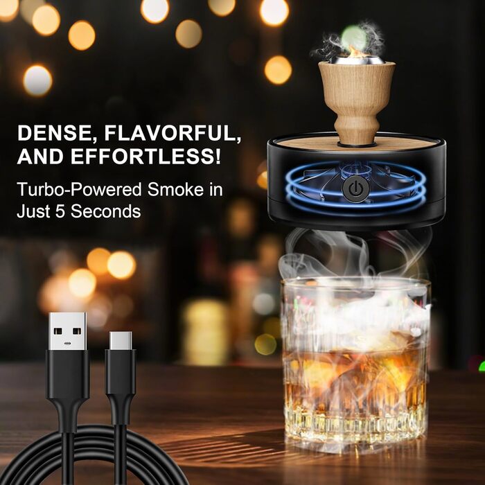 Набір для копчення коктейлів 14 предметів Pidemeo