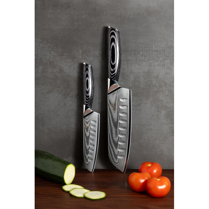 Набір дамаських ножів 31 та 23 см Pro Wolfblood