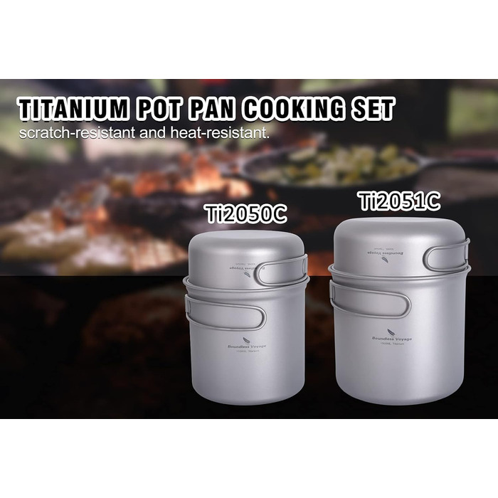 Набір для приготування їжі зі складною ручкою Boundless Voyage