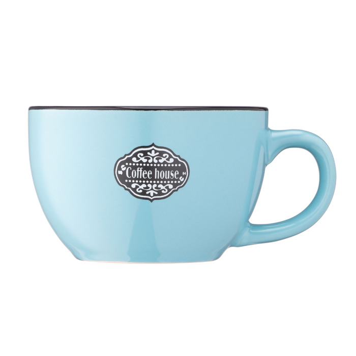 ARDESTO Чашка Floerino, 480 мл, блакитна, кераміка