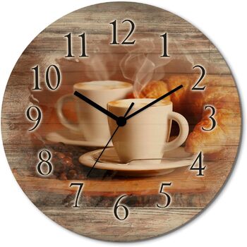 Настінний годинник, безшумний круглий 30 см ARTLAND