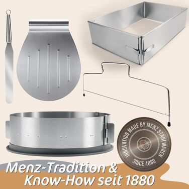 Форма регульована для випікання з нержавіючої сталі, висота 30 см 4smile