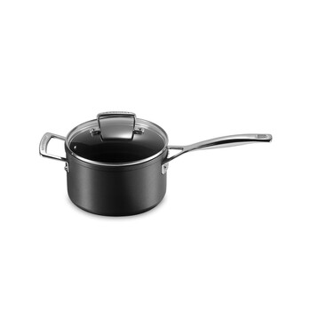 Ківш зі скляною кришкою 1,9 л чорний Le Creuset