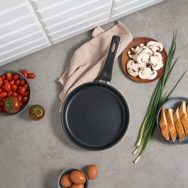 Сковорідка для млинців Fissman 24 см TRICIA з антипригарним покриттям нержавіюча сталь (5536)