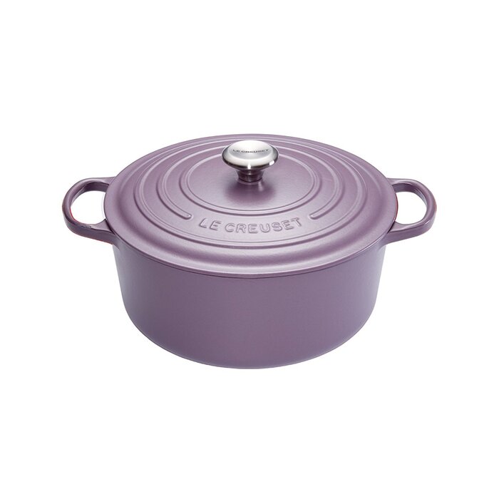 Каструля / жаровня з кришкою 26 см, аметист Signature Le Creuset